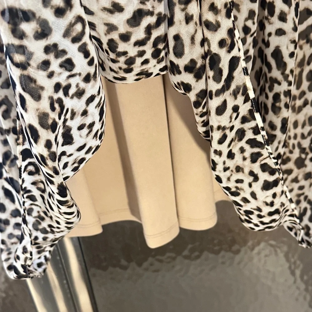 Calvin Klein Animal Print Sleeveless Dress - Picture 3 of 5